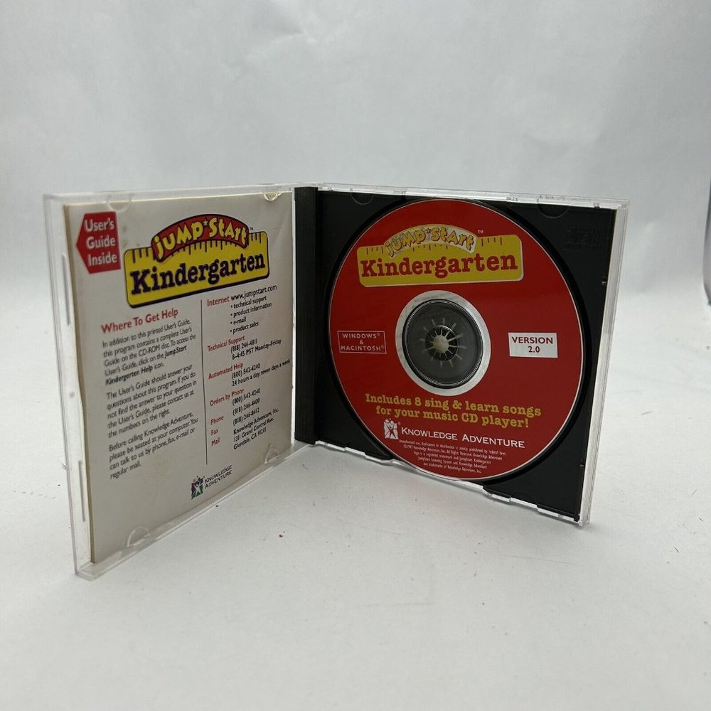 Jump Start Learning Kindergarten - CD Rom